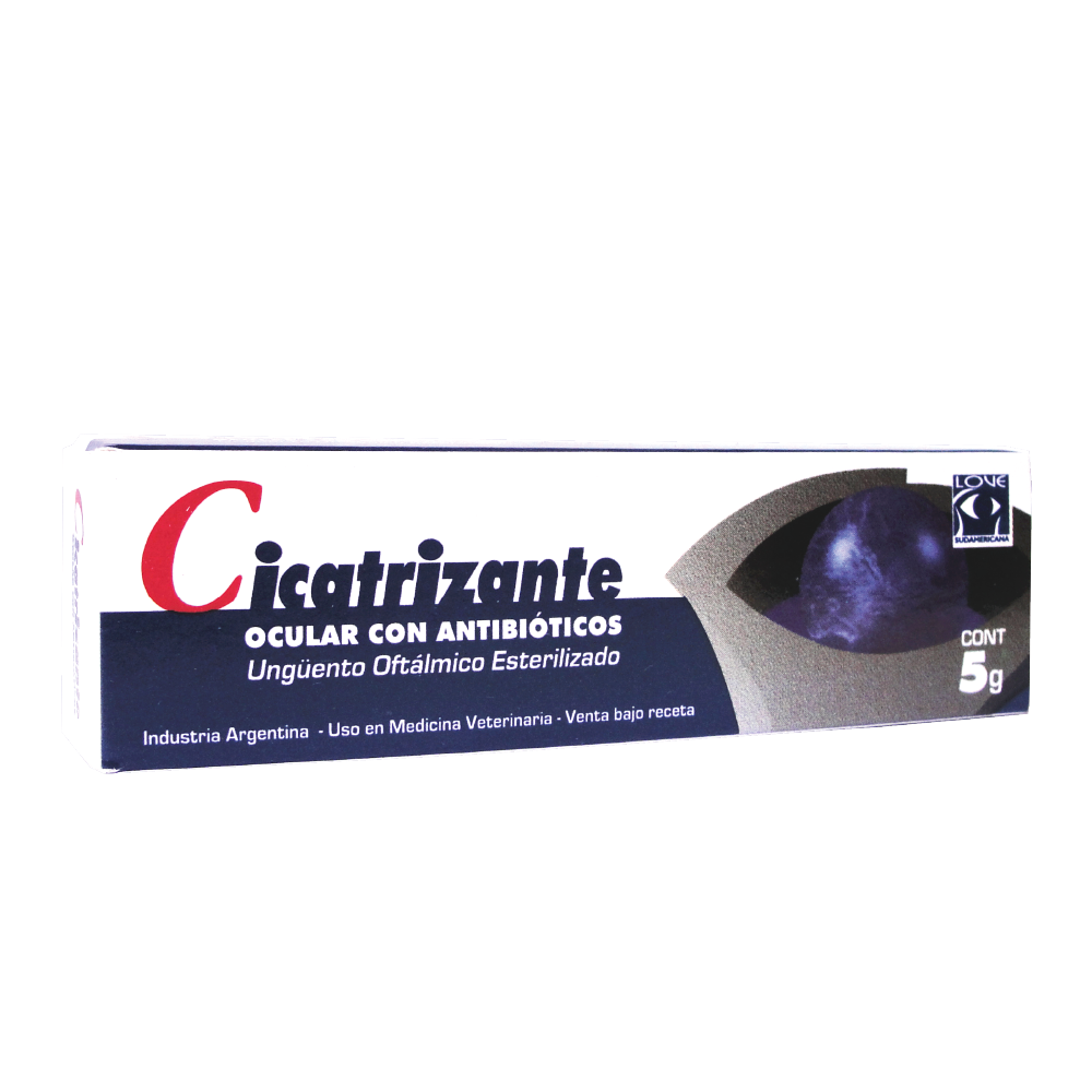 Cicatrizante Ocular con Antibióticos Love