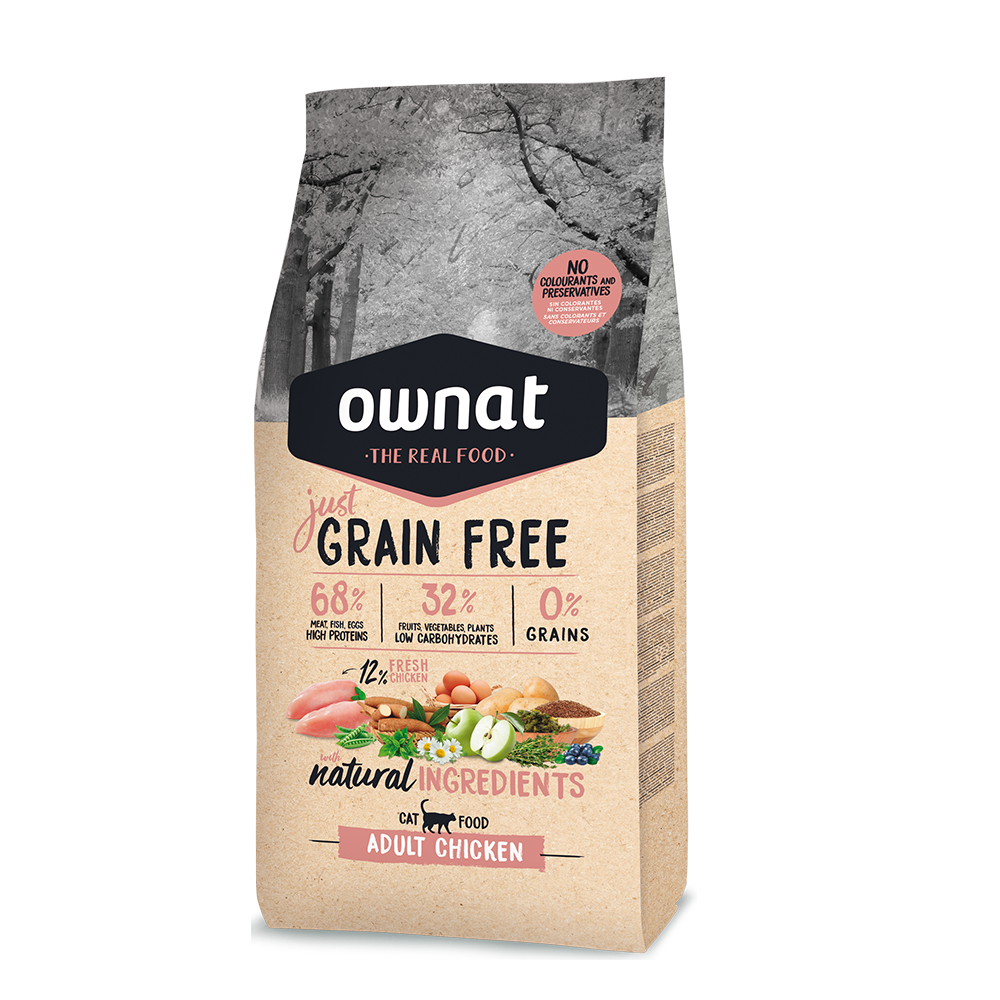 Ownat Just Grain Free Adult Chicken (Gato)