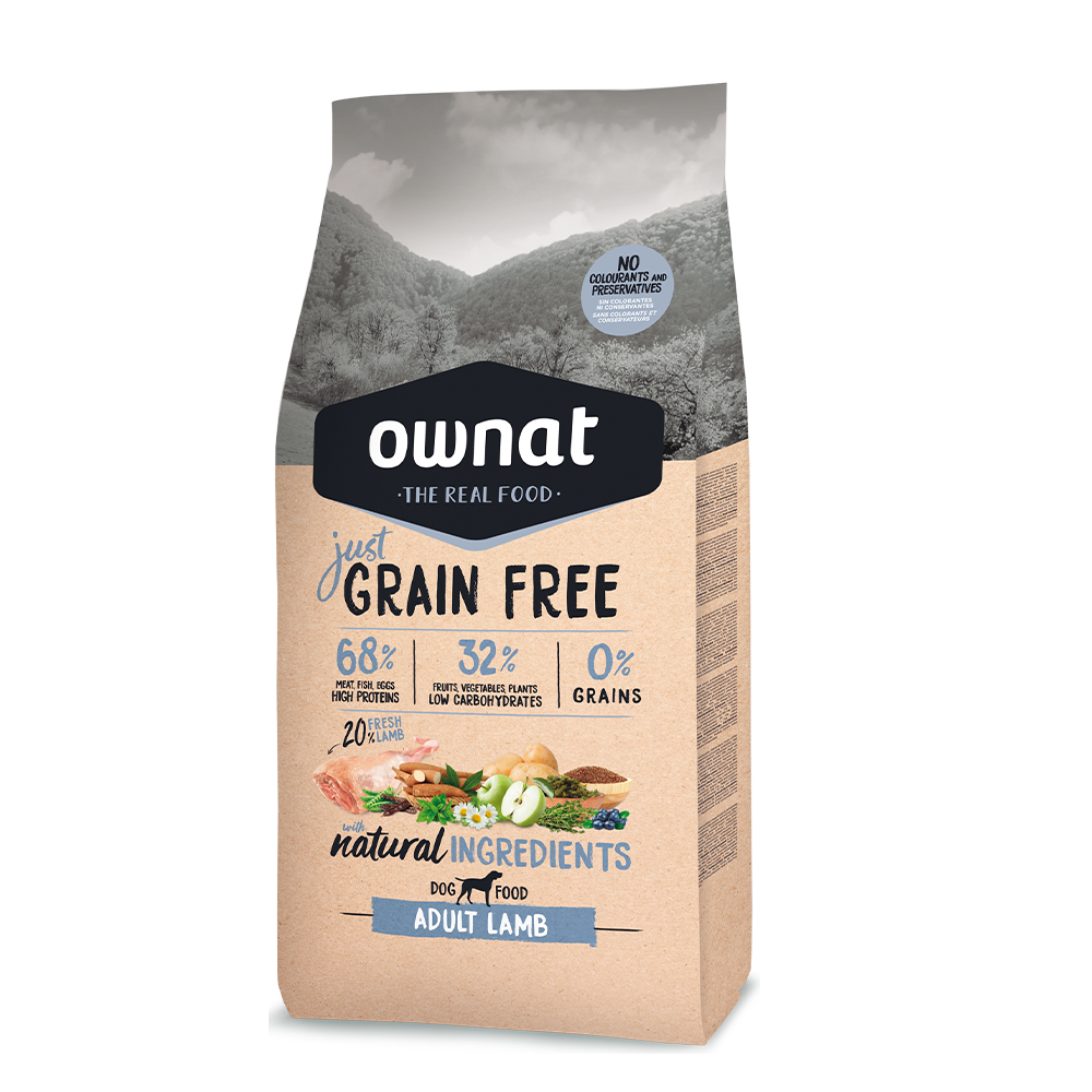 Ownat Just Grain Free Adult Lamb (Perro)