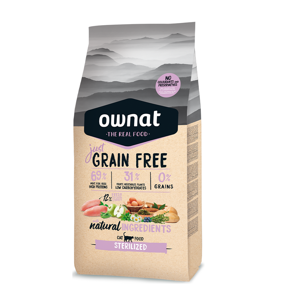 Ownat Just Grain Free Sterilized (Gato)