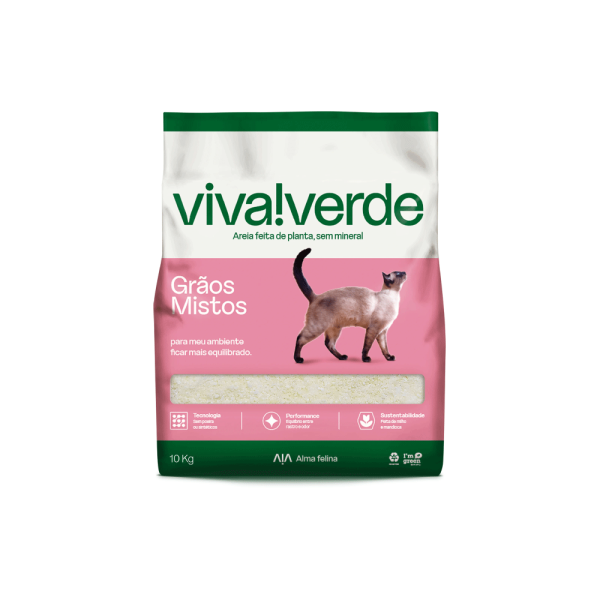 Arena Viva Verde Granos Mixtos 4 Kg y 10 Kg