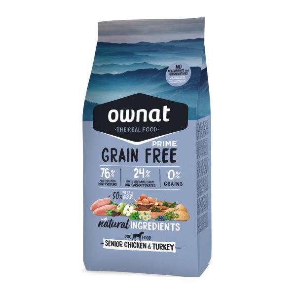 Ownat Grain Free Prime Senior Chicken & Turkey